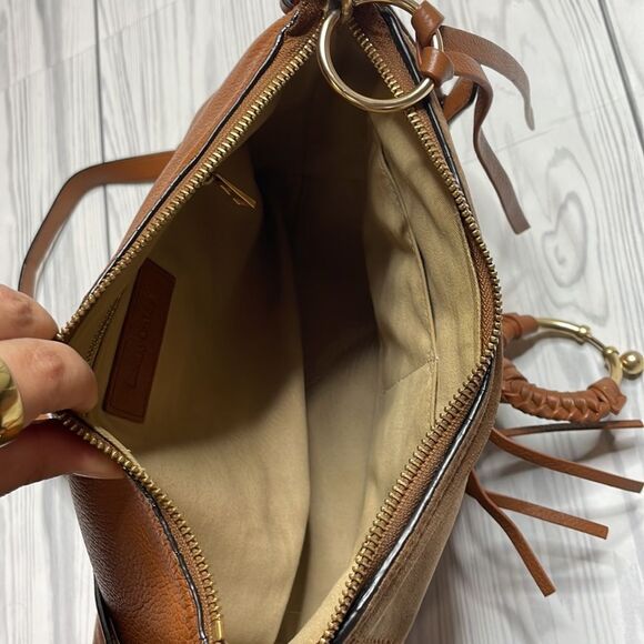 See by Chloe Joan Leather Shoulder Bag Caramello - Picture 11 of 16